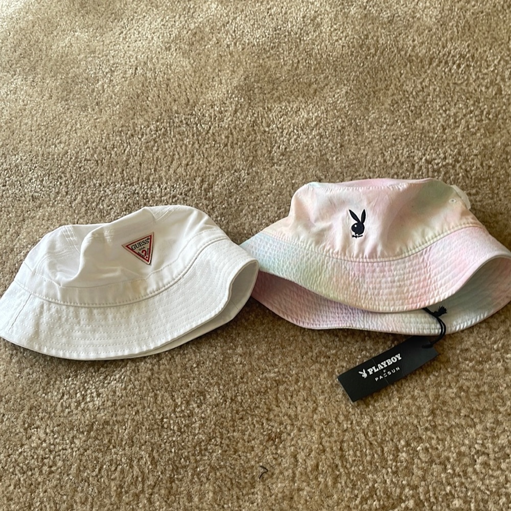 Guess Bucket Hat & Playboy Bucket Hat